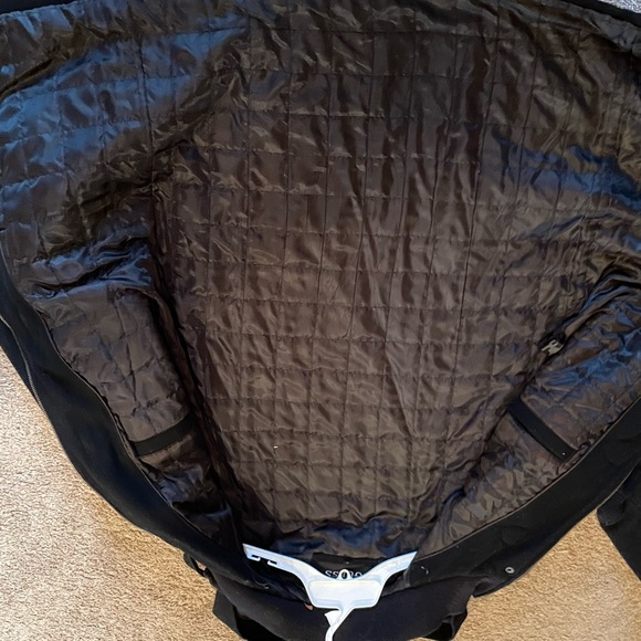 GUESS Sz M Full Zip Toggle Button Wool Blend Hooded lined Coat GUC - Picture 4 of 9